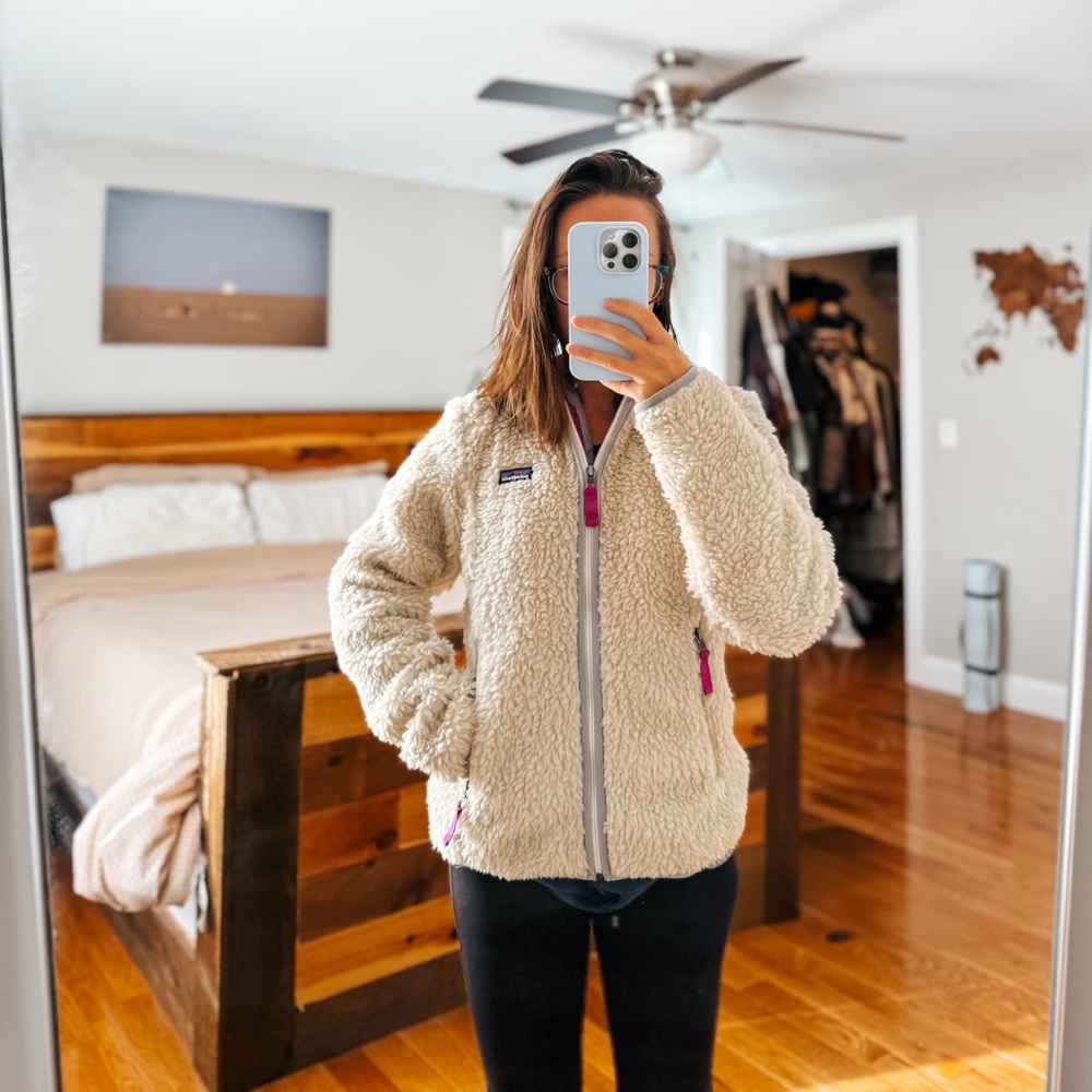 Patagonia Sherpa zip up jacket